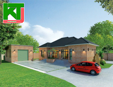 Mẫu nhà cấp 4 mái thái