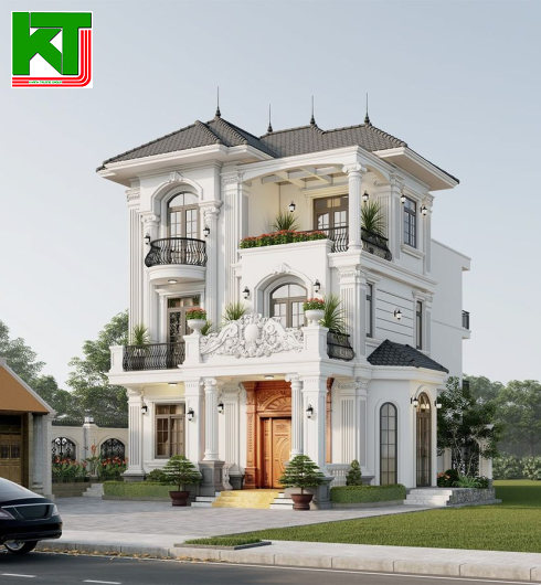 Top 10 mẫu biệt thự tân cổ điển đẹp